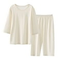 thumbnail image 1 of Children's Pajama Set for Kids, Lyocell Blend Short Sleeve Top and Pants, Breathable Summer Sleepwear, A-Class Certified, Soft Comfort Fit, Machine Washable, 1 of 2