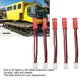 thumbnail image 4 of Cable De Extensión De Batería RC, Mejora El Rendimiento 5 Piezas PH2.0 2P A JST Cable Adaptador Macho A Macho Alta Flexibilidad Para SCX24 Para Vehículos Con Orugas RC 1/24, 4 of 7