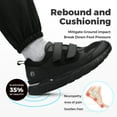 thumbnail image 4 of FitVille Extra Wide Walking Shoes for Men Hook and Loop Orthopedic Sneakers for Swollen Foot, 4 of 6