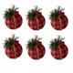thumbnail image 1 of Bewildely Bola de árbol de Navidad de 6 piezas, diseño de escena exquisita para el hogar, accesorio de tamaño pequeño DIY, colgante de Navidad de Año Kits de decoración para fiestas Tipo 2 Bewildely HA070114-02, 1 of 6