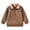 Brown, variant on mgoYE Toddler Boy Quarter Zip Collared Pullover Long Sleeve Fall Winter Baby Boy Clothes Outfit