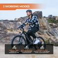 thumbnail image 3 of 5TH WHEEL WLB17 26" Electric Bike for Adult, 500W Ebike with 36V 10.4Ah Removable Battery, Electric Bicycle with 7 Speed, UL2849, White/Black, 3 of 8