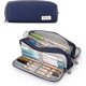 thumbnail image 1 of Estuche de gran capacidad para niñas y niños, con 3 compartimentos (negro), 1 of 5