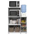 thumbnail image 3 of Mueble para Cocina Madik con Puertas y Estantes Laterales color Blanco 2531.0002, 3 of 4
