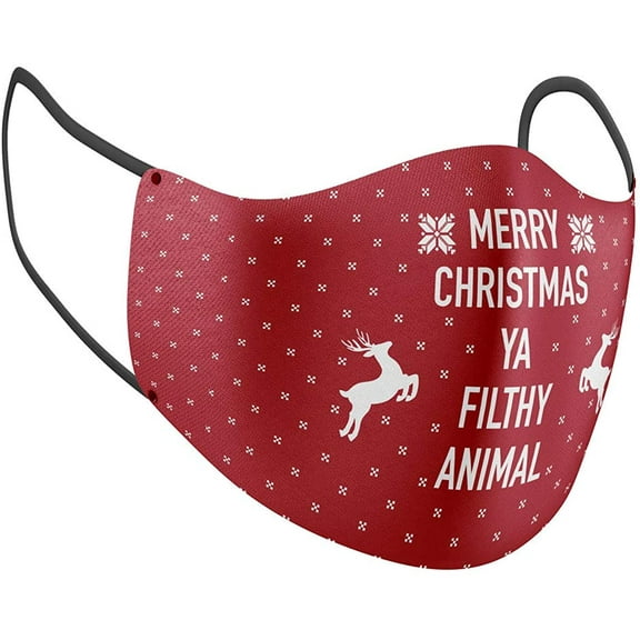 Christmas Face Mask Double Layer Reusable Cloth Holiday Season Masks