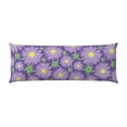 thumbnail image 2 of Picia Daisies Flowers Body Pillow Cover - Super Soft Microfiber 20x54 Body Pillow Case - Envelope Closure, Wrinkle, Stain Resistant Body Pillow Cover,Elegant Bedding, 2 of 8