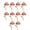Color:Orange ORANGE, variant on 10Pcs Realistic Artificial Iris Flower 17.7Inch For Vase Flower Arrangements Wedding Table Centerpieces Home Decoration