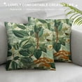 thumbnail image 3 of TIAOTIAOHOU Vintage Shabby Botanical Plant Leaf Greenery Cottagecore Throw Pillow Covers Decorate Home Living Room Girls, Spring Summer Pillowcase, 3 of 5