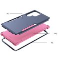 thumbnail image 3 of Dteck for Samsung Galaxy S23 Ultra Case, Hybrid Shockproof Rugged Protective Cover for Samsung Galaxy S23 Ultra 6.8 Inch,Navy/Pink, 3 of 5