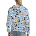 thumbnail image 7 of Wukai Kawaii Sushi (2) Print Womens Hoodies Fleece Sweatshirts Long Sleeve Sweaters Pullover Fall Outfits Winter Clothes-X-Large, 7 of 7
