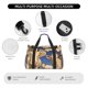 thumbnail image 4 of Fotbe Cows Cattles Bolsa de Viaje con Estampado, Bolsa de Fin de Semana para Mujer con Compartimento para Zapatos, Bolsa de Gimnasio con Bolsillo Húmedo, 4 of 7