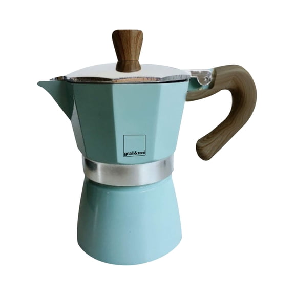 gnali&zani EZ 003/IND/BLU Venezia Coffee Maker 3 Cups Induct Lt Blue