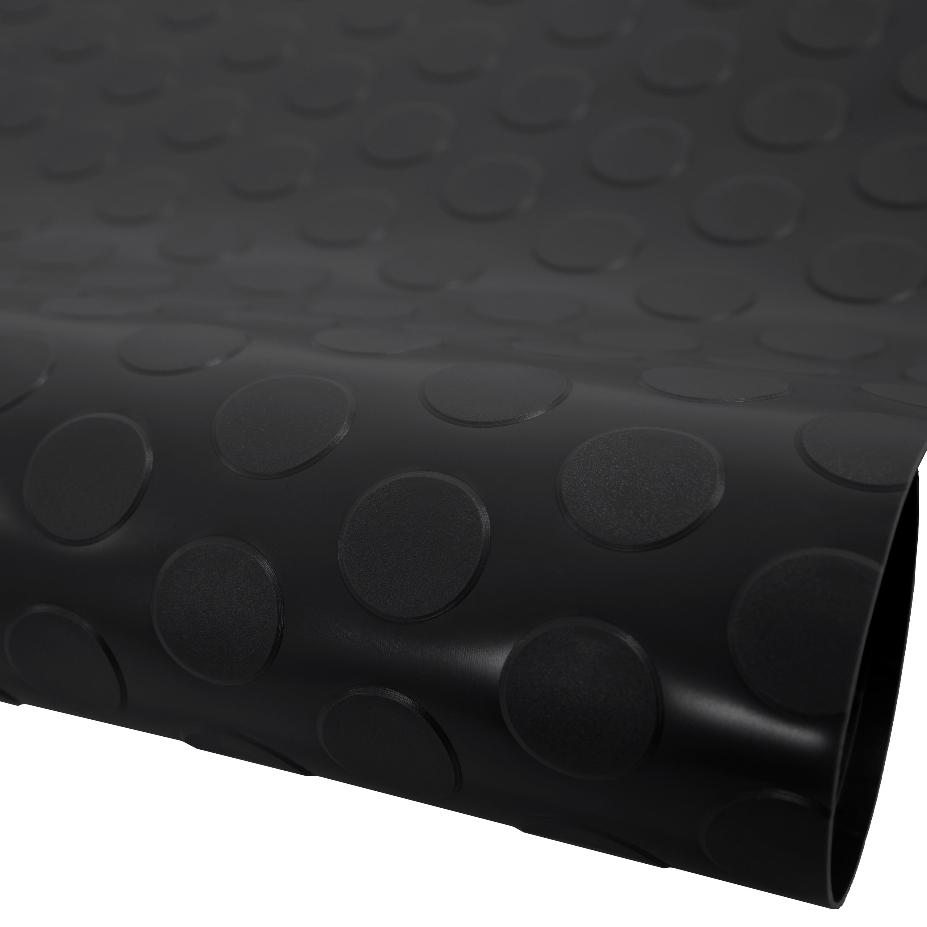 7.5 x 25, Coin Midnight Black IncStores Standard Grade Nitro Garage Roll Out Floor Protecting Parking Mats 