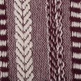 thumbnail image 5 of Design Imports CAMZ38830 Couverture à Rayures Tressées Mûre, 5 of 5