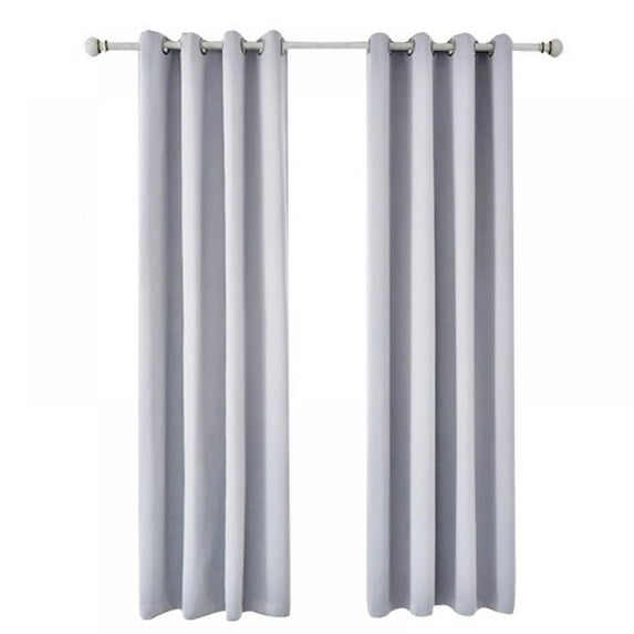 Blackout Curtain Panels Window Draperies 2 Pieces, Insulating Room Darkening Blackout Drapes for Bedroom