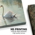 thumbnail image 3 of HFDF Vintage Lady and Swans Canvas Wall Art Beautiful Woman Elegant Pink Dress By Lake Countryside Painting 18th Century Impressionist Artwork Prints for Living Room Bathroom Decor 14x11inch Framed, 3 of 7