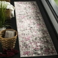 thumbnail image 2 of SAFAVIEH Skyler Langston Distressed Runner Rug, Grey/Pink, 2' x 14', 2 of 8