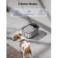 thumbnail image 2 of Fuente de agua inalámbrica para perros Chumajor de acero inoxidable de 7,5 L, 2 of 9