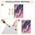 thumbnail image 2 of Iauyy Modern Square Bathroom Tray with Handles - Acrylic & Aluminum Alloy Vanity Countertop Organizer ，Abstract Flow, 2 of 7
