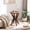 Raw Walnut, variant on Round End Table 24'' High Side Table with White Top & Cross Legs, Mid Century Modern Accent Bedside Table for Living Room, Balcony, Bedroom or Small Spaces, White Walnut