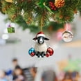 thumbnail image 2 of Adornos Navideños Para Colgar De Acrílico Plano Con Patrón De Ovejas Bonitas Para Decorar El Árbol De Navidad. Suministros Decorativos Festivos Para El Hogar Y El Coche., 2 of 5