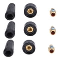 thumbnail image 3 of Juego de 10 cables de soldadura TIG, Conector de Panel, enchufe, adaptador de montaje rápido, 10-25, estilo europeo, 3 of 14