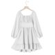thumbnail image 4 of Vestido Largo de Manga Larga de Color Sólido de Moda Y Cómodo para las Niñas con Falda Plisada de Cinturón para Diario, Viajes, Vacaciones, Fiestas de Cumpleaños, 4 of 9