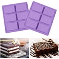 thumbnail image 3 of Molde de silicona para jabón, 2 uds., 6 cavidades, molde de silicona DIY rectangular para hornear pasteles, galletas de Chocolate, cubitos de hielo, trabajo hecho a mano en casa Zhivalor MZQ-0795-3, 3 of 7