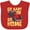 Red, variant on Inktastic Go Kart Funny Go Karting Boys or Girls Baby Bib