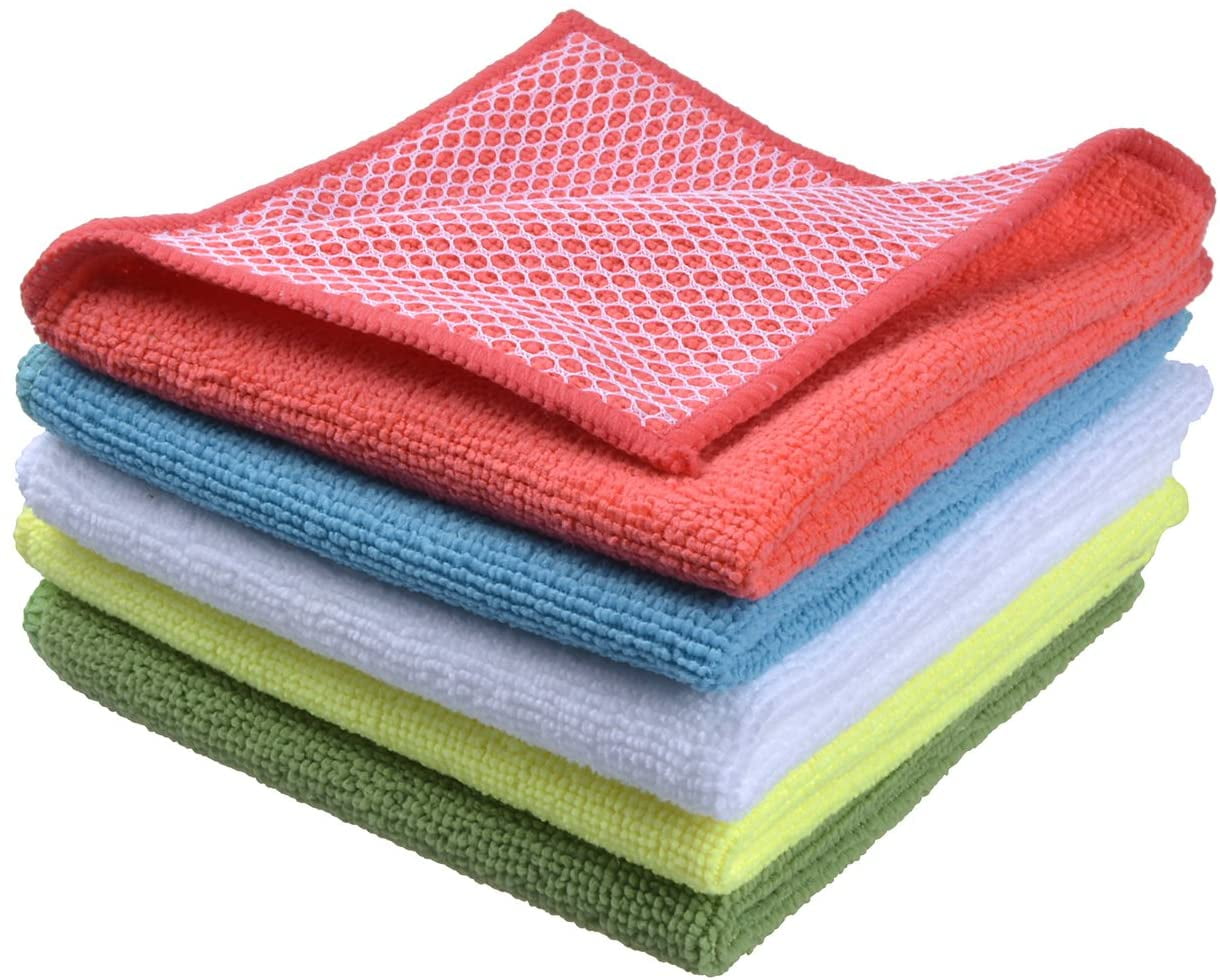 Multi-purpose Fruit Print Kitchen Hand Towel Microfiber Cleaning Dish Cloth Hot
