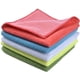 thumbnail image 1 of SINLAND 5 colores surtidos paño de microfibra para platos, los mejores paños de cocina, paños de limpieza con lado de poliéster, 12.0 x 12.0 in, paquete de 5 (rosa, azul, blanco, amarillo y verde) Xemadio HMHZ1490, 1 of 4