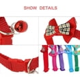 thumbnail image 6 of Miaocao Pink Dog Collar with Bell, 2-Pack Bowtie Puppy Collar with Bells for Girls Floral Kitten Cat Collars for Tiny Little XXS XS XSmall Extra Small Breed Pets Dogs Female, X-Small, 6 of 6