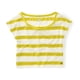 thumbnail image 1 of Blusa de encaje con rayas Aeropostale para Mujer amarillo XS, 1 of 1
