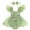 Green, variant on Baby Girl Tulle Romper Summer Bodysuit with Flutter Sleeves Floral Embroidery Cake Smash Outfit First Birthday Photo Shoot Green,0-3M