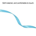thumbnail image 3 of Uxcell 0.28" x 100 Yards Double Face Decorate Crafts Roll Satin Ribbon Blue, 3 of 5