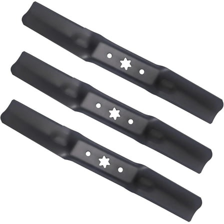 Kewkite (3 Pack) Replacement Lawn Mower Medium Lift Blades for Cub Cadet Troy-Bilt MTD 942-05056A 942-05056 742-05056A, Fits RZT-L54 XT1 XT2 for 54” Deck Mower