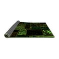 thumbnail image 2 of Ahgly Company Indoor Rectangle Abstract Green Modern Area Rugs, 5' x 7', 2 of 4