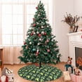 thumbnail image 7 of Sikiie Broccoli 3 30-48 inches {designName} Print Christmas Tree Skirt Snowman Xmas Tree Skirt with Edge Christmas Decorations for Holiday Party30", 7 of 7