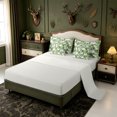 thumbnail image 3 of Manfei Hunting Themed Duck 7-Piece Twin Bedding,Rustic Mallard Bedding Comforter Set,Light Gray Reversible, 3 of 7