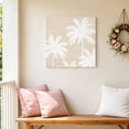 thumbnail image 4 of Beige Palm Trees Canvas Wall Art for Living Room, Summer Beach Tropical Farmhouse Wall Decor Framed Artwork Pictures Ready to Hang for Bedroom Office Home Decor, 4 of 9