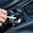 thumbnail image 2 of Flip-Top Ashtray Car Cup Holder Multifunctional Ashtray with Lid LED Lighted Portable Ashtray, 2 of 9