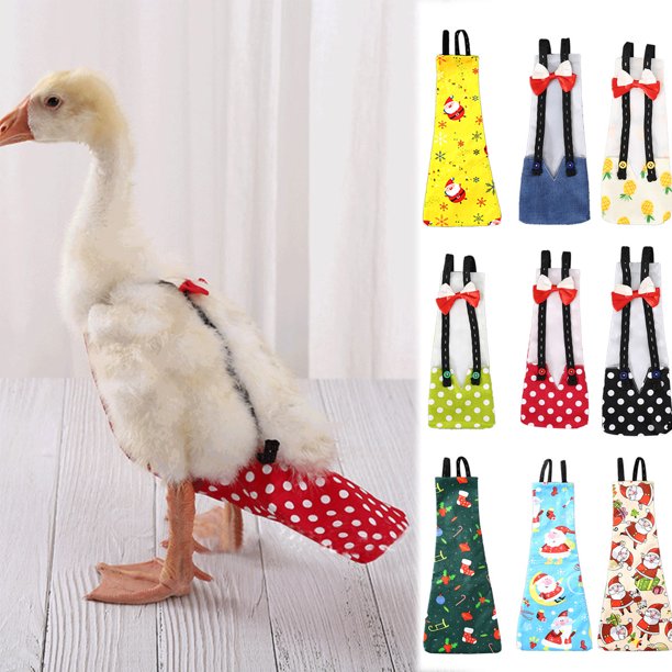 Pet Enjoy Duck Goose Chicken Diapers,Adjustable Linkhole Duckling