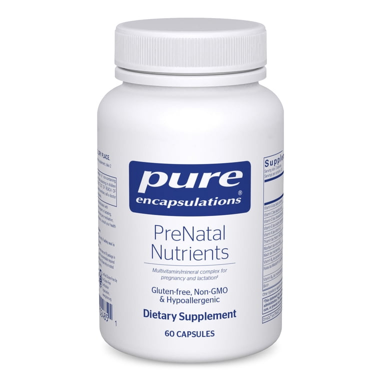 Pure Encapsulations PreNatal Nutrients, 60 Capsules photo 1