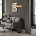 thumbnail image 5 of Lite Source Ls-83862 Balta 3 Light 67" Tall Torchiere Floor Lamp - Black, 5 of 6