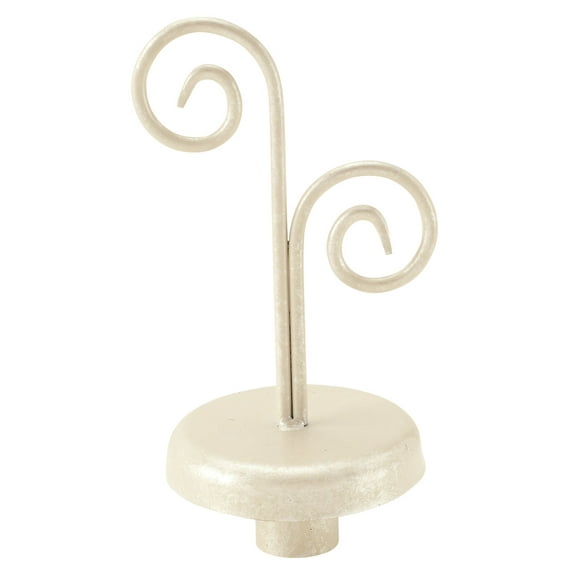 SSWBasics Boutique Ivory Double Curl Finial for Dressmaker Forms