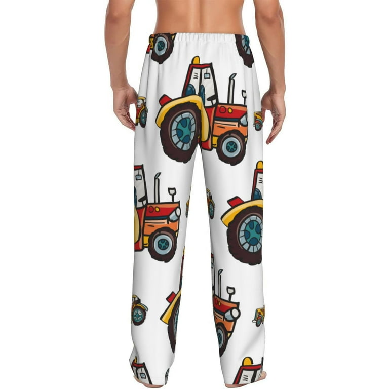 Kll Mens Pajama Pants For Men Mens Lounge Pants Funny Gifts For Men Men S Pajama Bottoms Cartoon Tractor Walmart