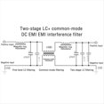 thumbnail image 4 of 20A DC LC Filter Electromagnetic Interference Filter Emc Fcc High Frequency Power Filtering for 12V 24V 48V Car,1 x Filter,Yellow, 4 of 6