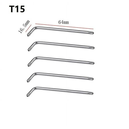 

5PCS T15 Double-End 2-way Torx Screwdriver Spanner Wrench Tool