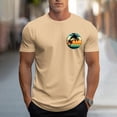 thumbnail image 7 of Afuyipoi Men's Hawaiian Print Sport Tee,Tropical Floral Lightweight Relaxed Vacation Tees Khaki 2XL, 7 of 7