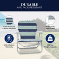 thumbnail image 5 of Caribbean Joe Folding Beach Chair, One Position with Armrests, 5 of 7